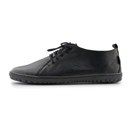 Chaussures barefoot en cuir pour hommes Oleg noires