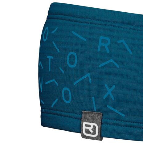 Fejpánt - Ortovox Fleece Light Grid Headband - Petrol Blue