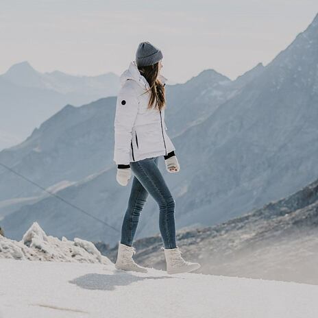 Damen barefoot Schneestiefel Be Lenka Snowfox weiß