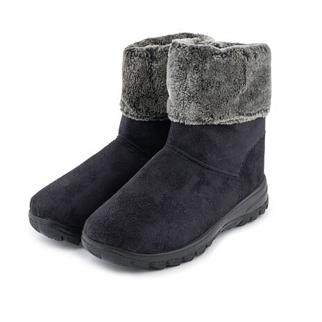 Damen Winterstiefelette mit Schafwolle Anita schwarz