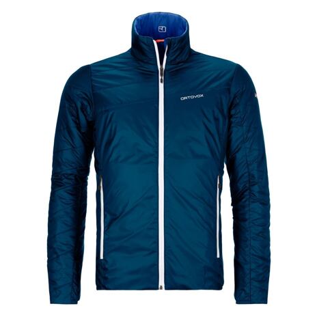 Heren Jas Piz Boval Jacket Ortovox Petrol Blue