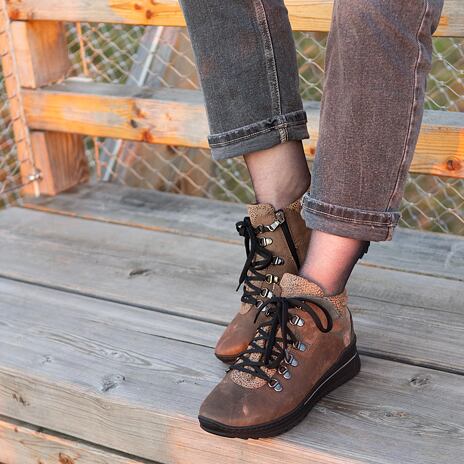 Bottines en cuir pour femmes « Vendula » marron