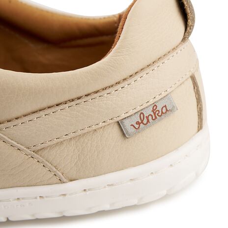 Barefoot Ledersneaker "Sasa" beige