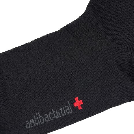 Antibakterielle Socken aus medizinischer Baumwolle mit Silber schwarz