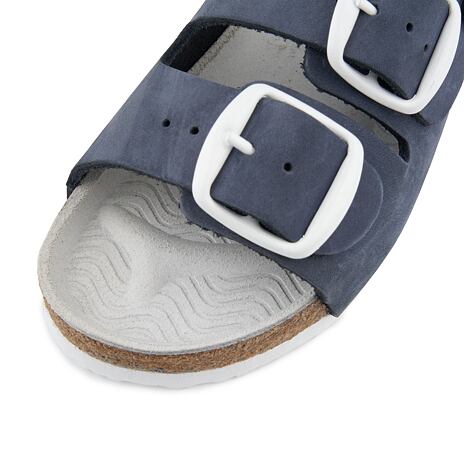 Children's cork leather sandals, blue