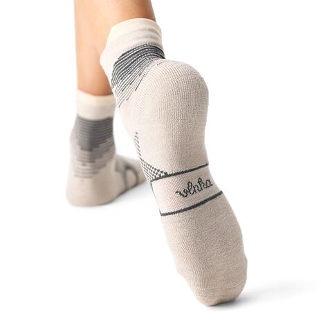 Chaussettes de sport en Merino 2 paires beige