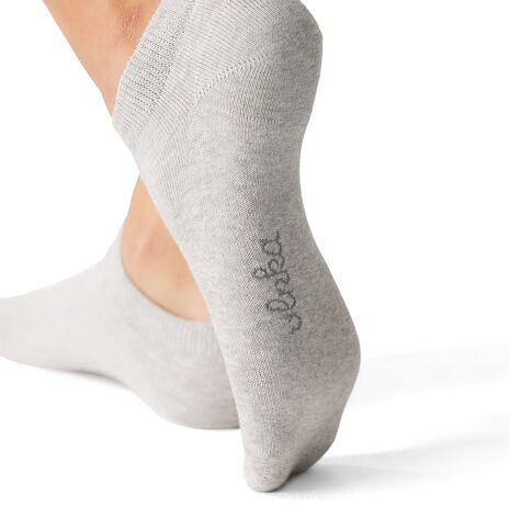 Cotton Ankle Socks Grey