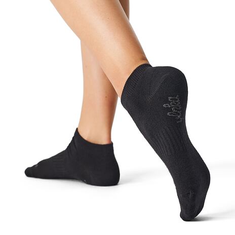 Chaussettes barefoot en coton noir noir