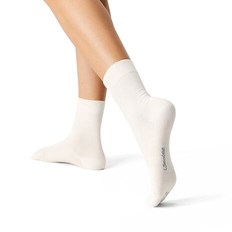 Chaussettes d'été Merino 2 paires blanches