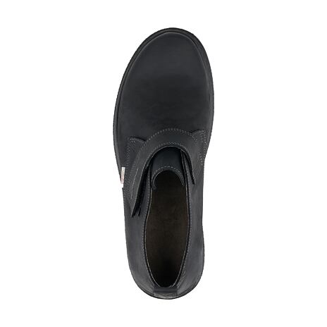 Chaussures basses en cuir pour hommes Adrian, noir