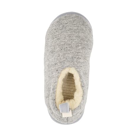 Woolen TV Ballerinas Gray