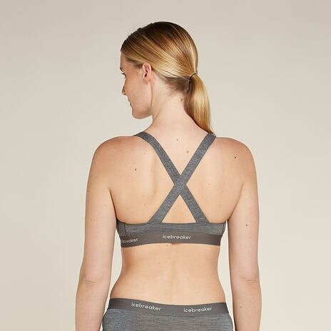 Soutien-gorge Merino 125 Cool-Lite Sprite Racerback Bra Icebreaker, Gritstone