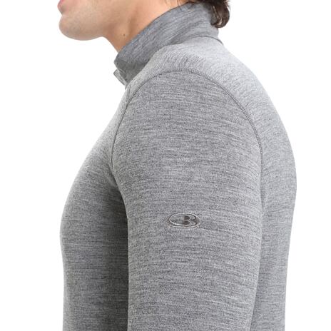 Pánské tričko Merino 200 Oasis LS Half Zip Icebreaker Gritstone