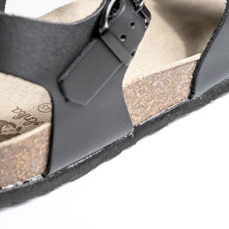 Sandales anatomiques en liège pour hommes Jindra, noir - 2ème qualité