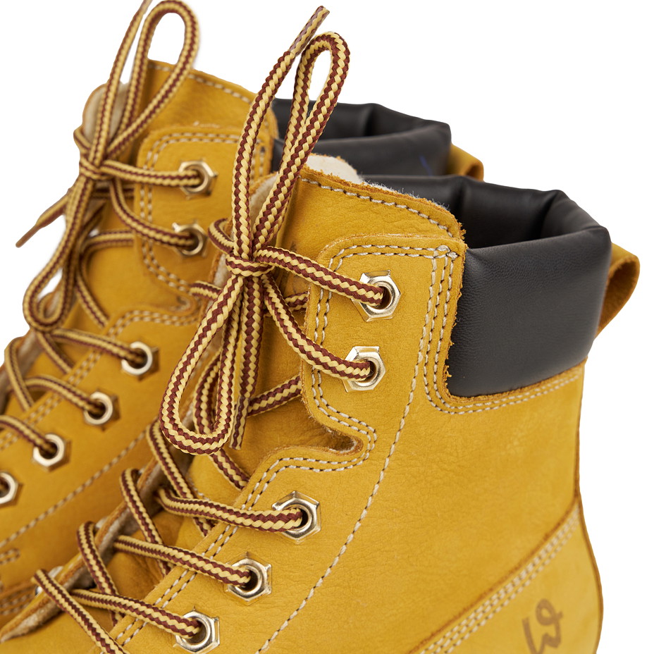 Huňaté farmářky Woolee žlutá