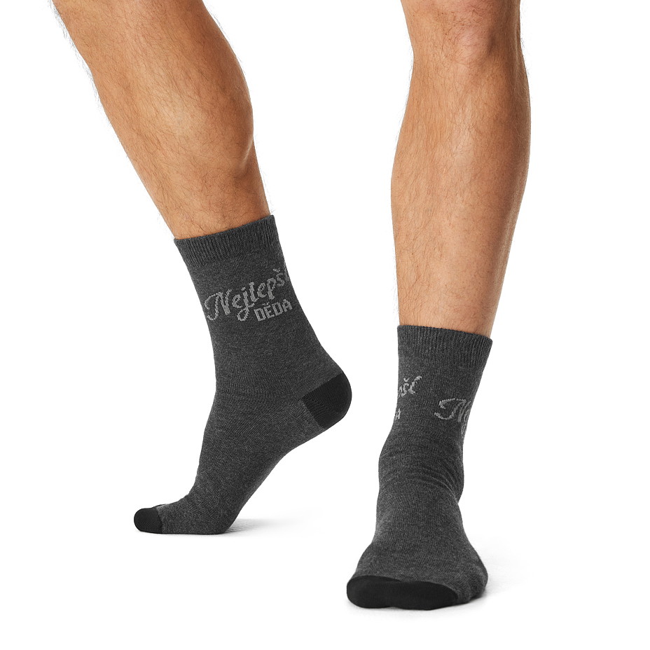 Dárkové bavlněné ponožky Nejlepší děda