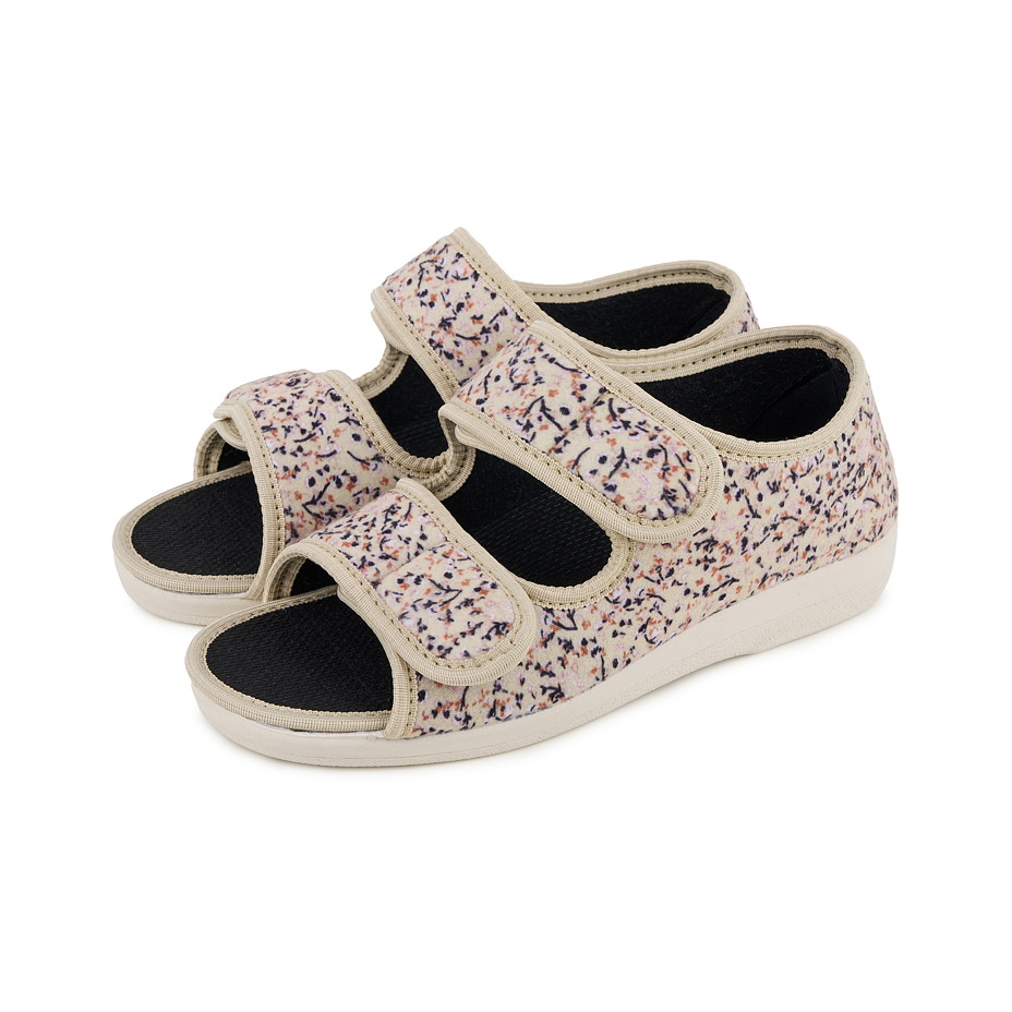 Dámská prodyšná obvazová obuv květy