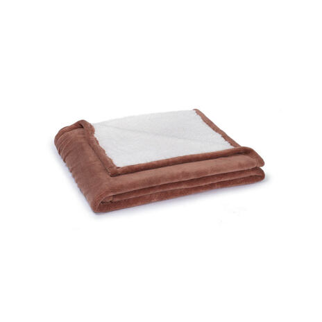 Sherpa Blanket Walnut