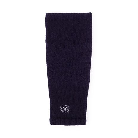 Manchon de compression laine de mouton mérinos bleu foncé