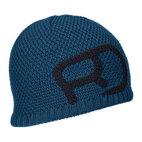 Čepice Ortovox Rock'n'Wool Beanie Petrol Blue