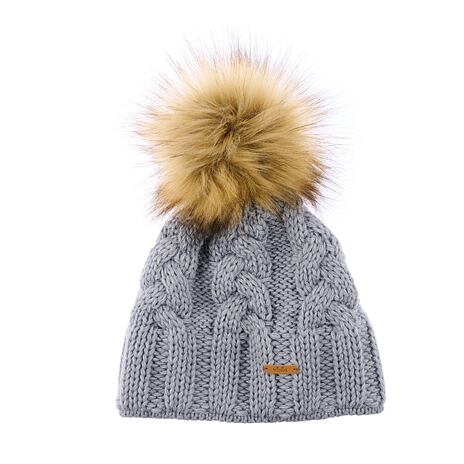 Bonnet en laine Vlnka V08 gris