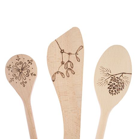 Mouvette en bois ovale 
beignet
