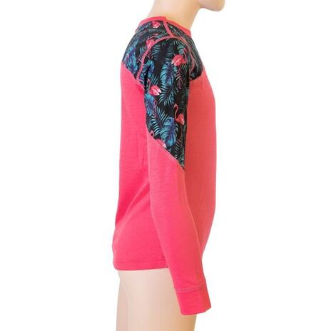 Kids’ Sensor Merino Impress Performance Clothing Set Magenta/Floral