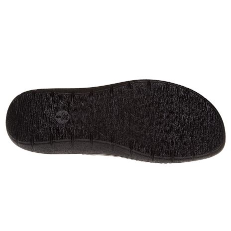 Claquettes en cuir pour femmes pour hallux « Sona » gris