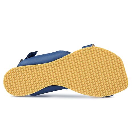 Barefoot lederen sandalen ”Ota” donkerblauw