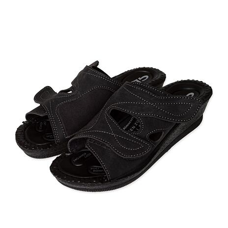 Dames gel sandalen voor hallux valgus ”Milada” zwart
