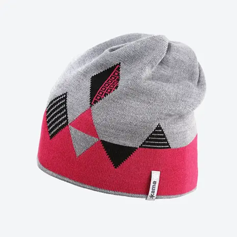 Kid's fleece cap KAMA B68 -  Pink