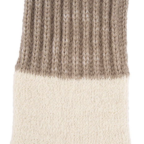 Șosete lungi din lână Merino - maro