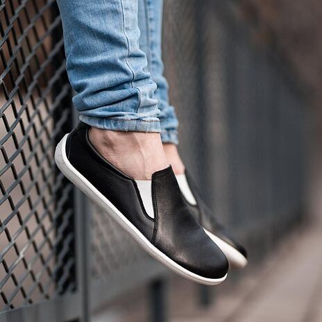 Kožené barefoot topánky Be Lenka Eazy čierna