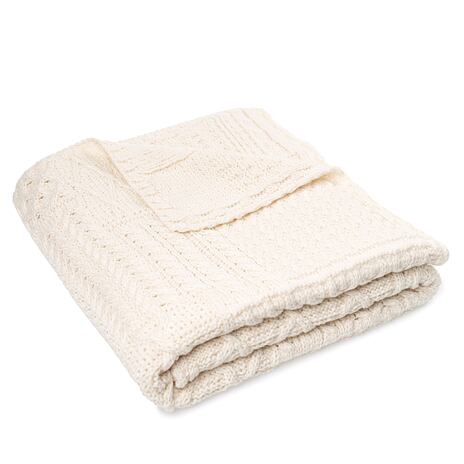 Wollen Vlnka plaid naturel