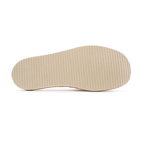 Men’s Linen Slippers with Sheep’s Wool Natural