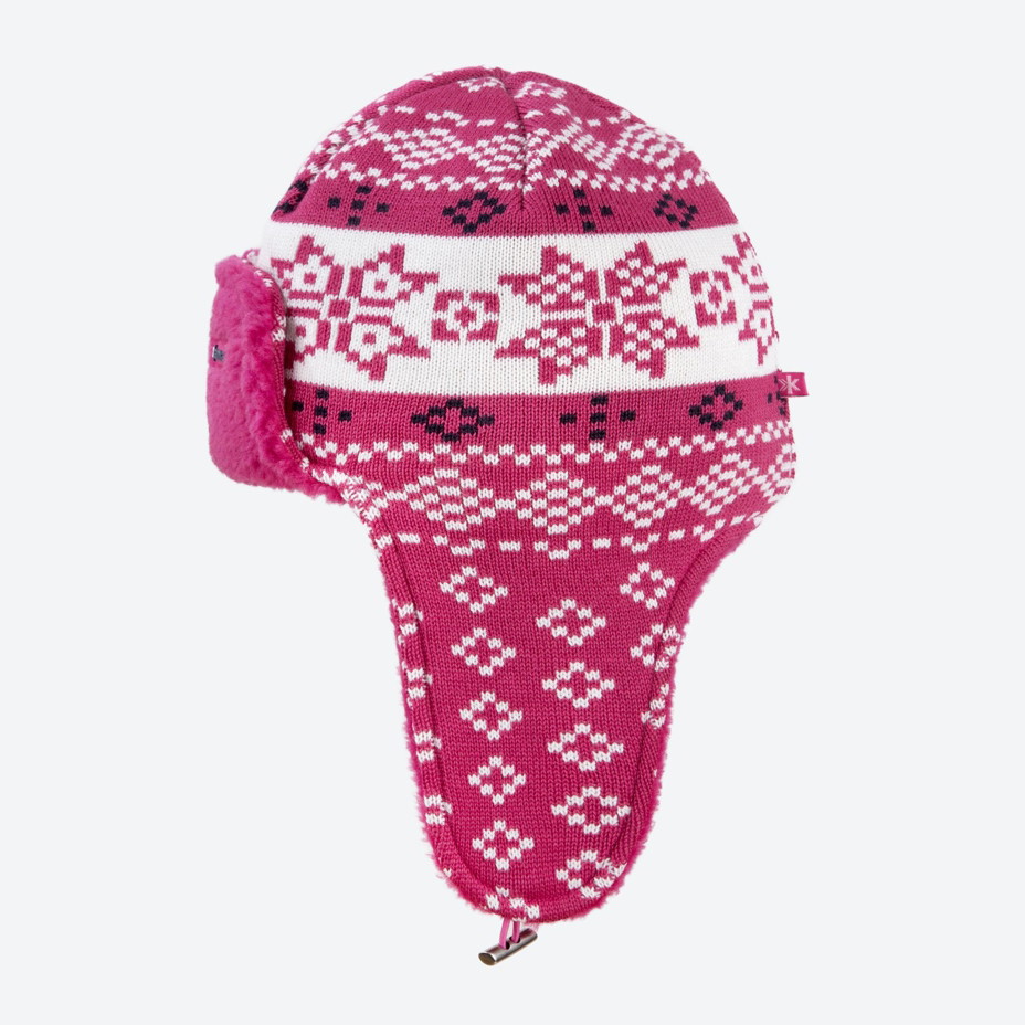 Pletená beranice Merino Kama A114 růžová