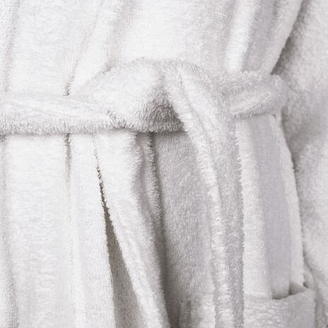 Cotton terry bathrobe