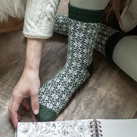 Șosete Merino - verde