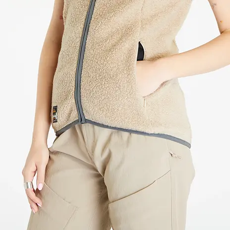 Dámská vlněná vesta Lundhags Flok Wool Pile šedá