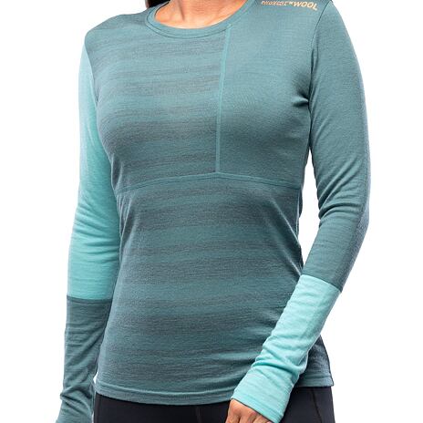 Tricou pentru femei Merino 185 Rock'n'Wool Long Sleeve Ortovox - arctic grey