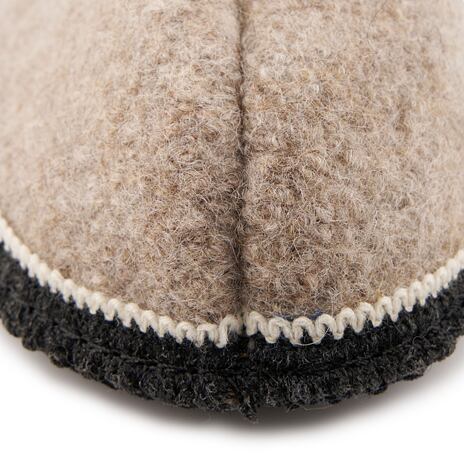 Dames vilten TV pantoffels ”Silvie” beige