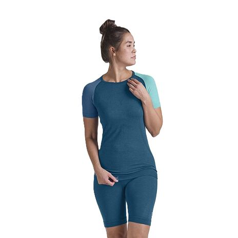 Tricou Merino 120 Competition Light short sleeve Ortovox petrol blue