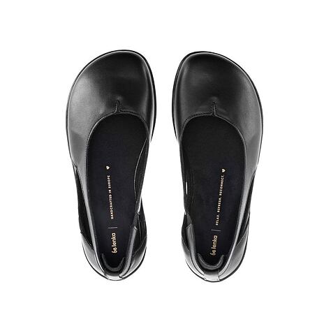 Barefoot Lederballerinas "Bellissima" schwarz