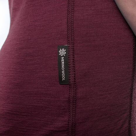 Dámské funkční triko Sensor Merino Air port red