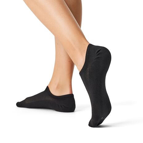 2 paires de chaussettes basses en coton, noir