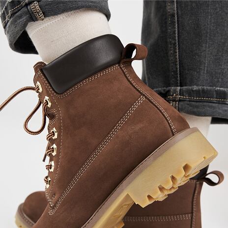 Bottes de travail Woolee, marron