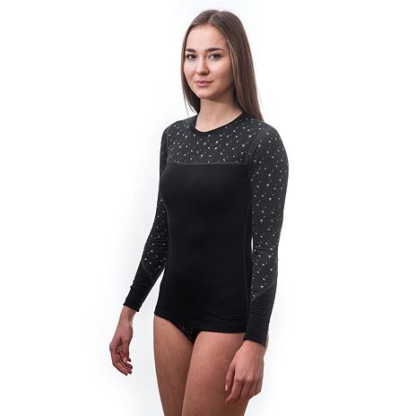 Tricou funcțional de damă Sensor Merino Impress roșu