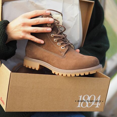 Bottes de travail Woolee, marron