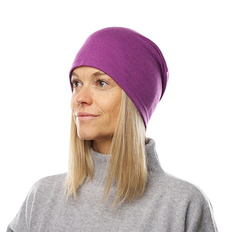 Căciula subțire Merino violet