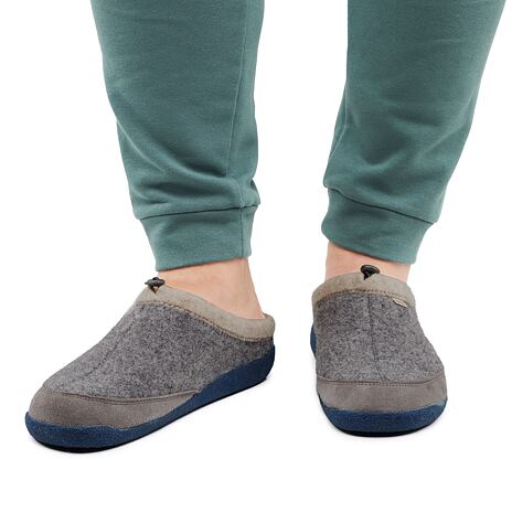 Pánské barefoot filcové pantofle Yuri šedá